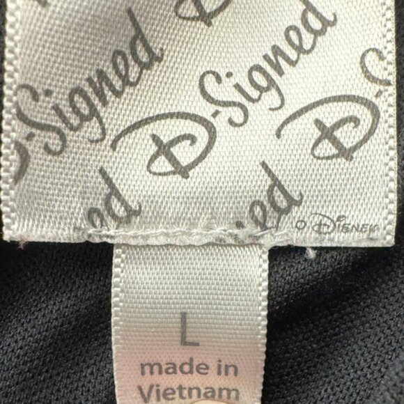 D-Signed Disney Girls Black with Pearl/Sequin Flower Skirt - Size Large - Picture 5 of 6